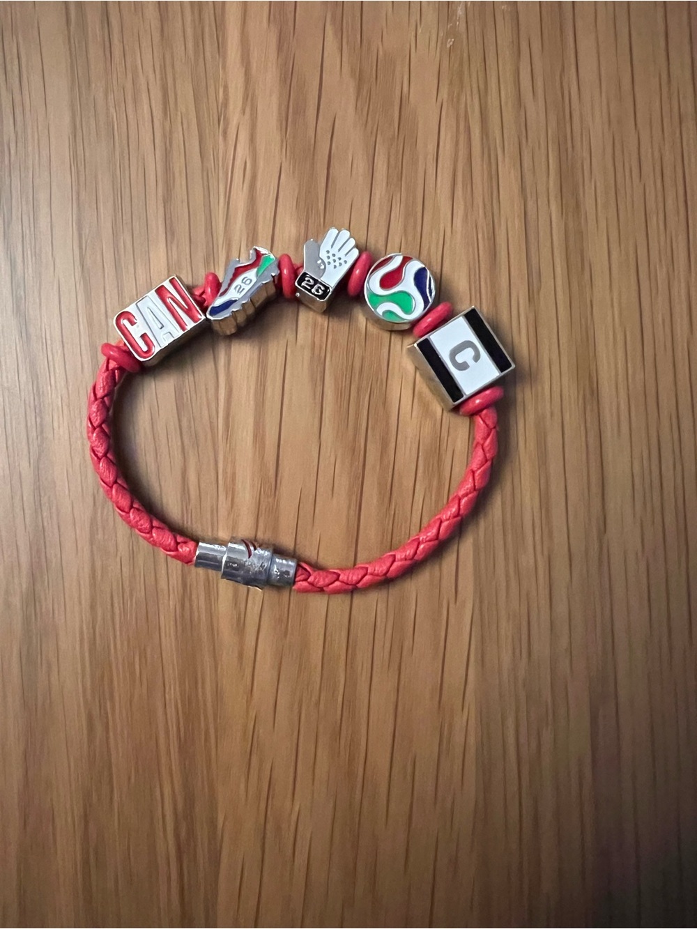 2026 FIFA World Cup Canada Limited Edition Charm Bracelet